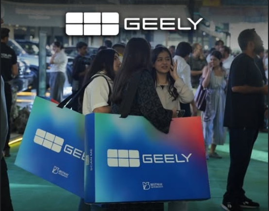 No Cars, Just Giant Bags: Geely’s PAPS 2026 Stunt Has Everyone Curious