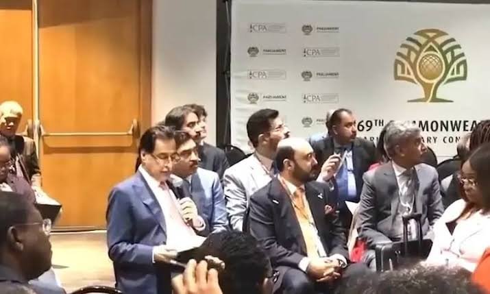 Indian Delegates Disrupt Ayaz Sadiq’s Address at Commonwealth Conference