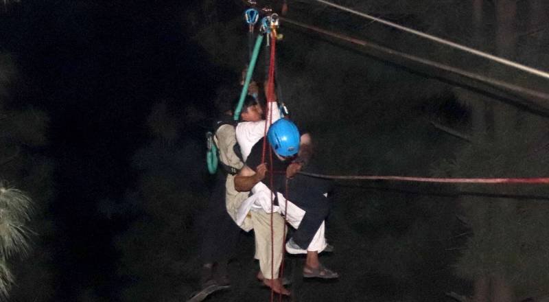Four Rescued After Chairlift Gets Stuck in Upper Swat Four Rescued After Chairlift Gets Stuck in Upper Swat