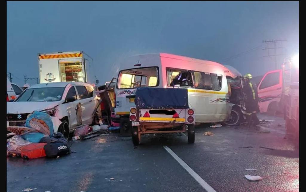 South Africa multi-vehicle crash