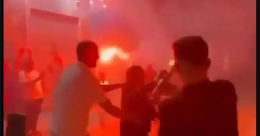 Celebration or Danger? Libyan Groom Fires Machine Gun Into the Air at Wedding Libyan groom machine gun wedding