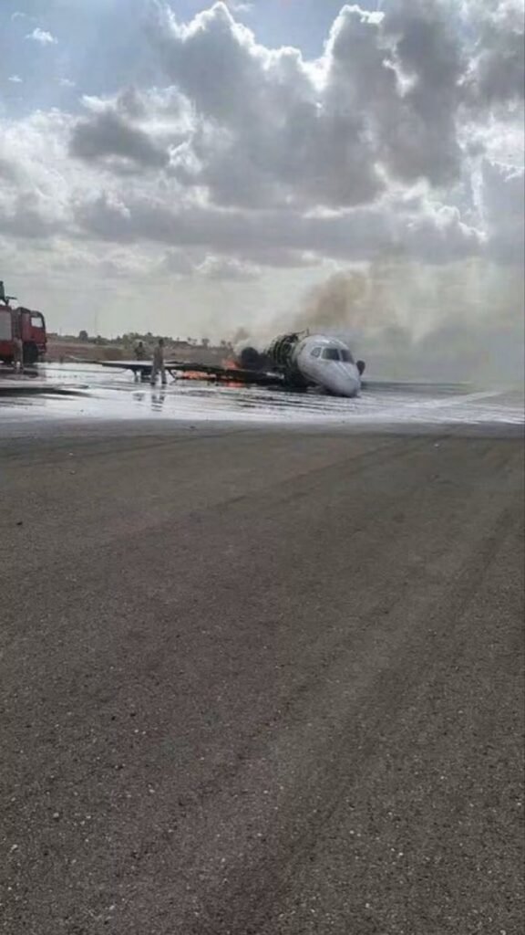 Plane Reportedly Carrying Prominent Figure Crashes at Libya’s Misrata Airport