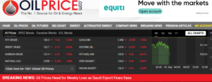 Oil prices crashed