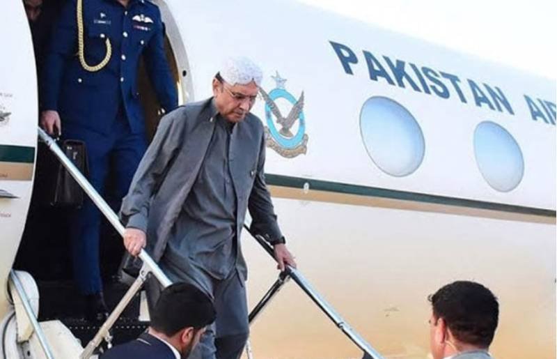 President Asif Ali Zardari Reaches UK for Medical Check-Up President Asif Ali Zardari Arrives in UK for Medical Check-Up
