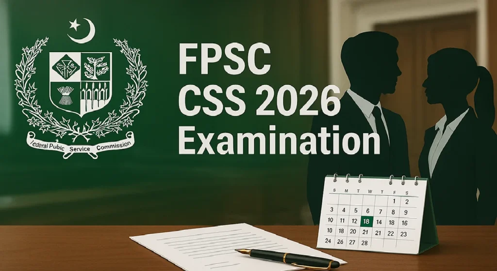 FPSC Confirms October Exams Will Proceed As Scheduled CSS Exams