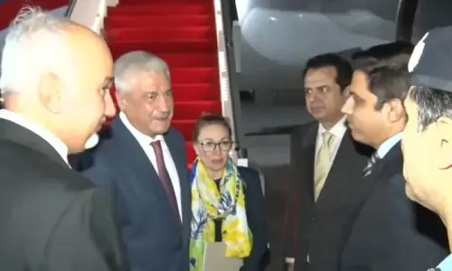 Russian Interior Minister Arrives In Islamabad For Historic Four-Day Visit Russian Interior Minister Vladimir Kolokoltsev