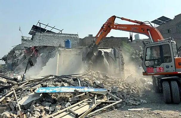 Illegal Shops and Business Centres Demolished in Charsadda, Lakki Marwat