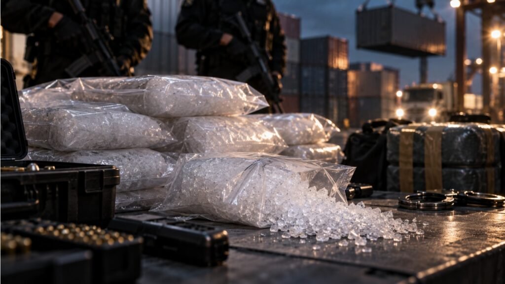 ANF Foils Dubai Drug Run, Seizes 3.27kg Ice at Quetta Airport