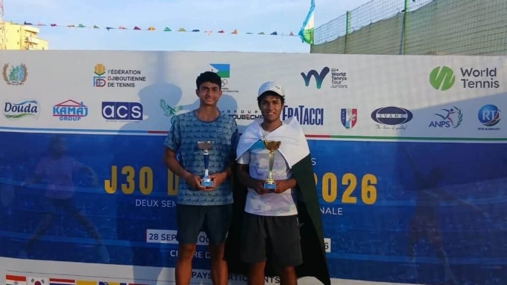 Pakistan-India Tennis Pair Clinches International Junior Doubles Title in Djibouti