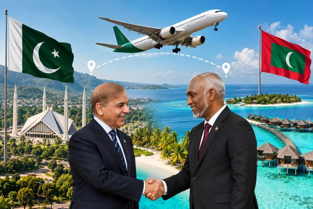Pakistan-Maldives Direct Flights Planned as PM Shehbaz Pushes $200 Million Trade Expansion