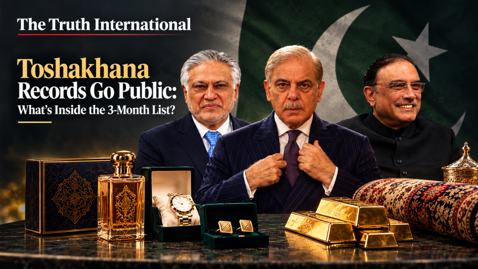 Toshakhana Records Go Public: Which Gifts Did Shehbaz Sharif, Zardari and Other Leaders Receive? Toshakhana gift records