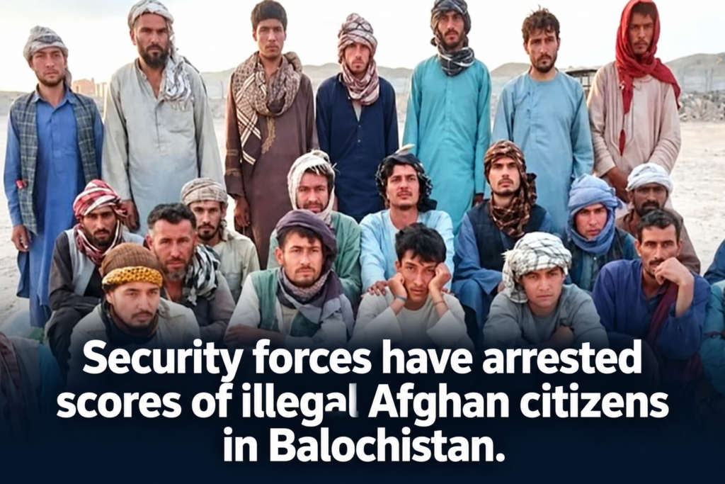 435 Illegal Afghan Nationals Arrested in Balochistan Operations 435 Illegal Afghan Nationals Arrested in 15 Balochistan Operations