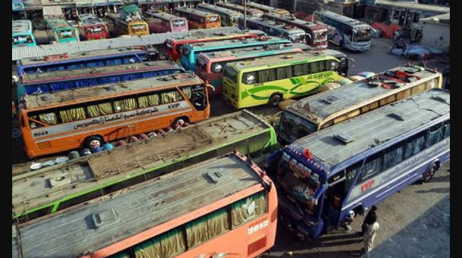 Lahore Bus Shutdown Disrupts Travel as PTI March Raises Tensions Lahore intercity bus